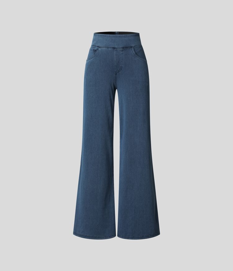 Evie | Comfortabele broek met hoge elastische taille
