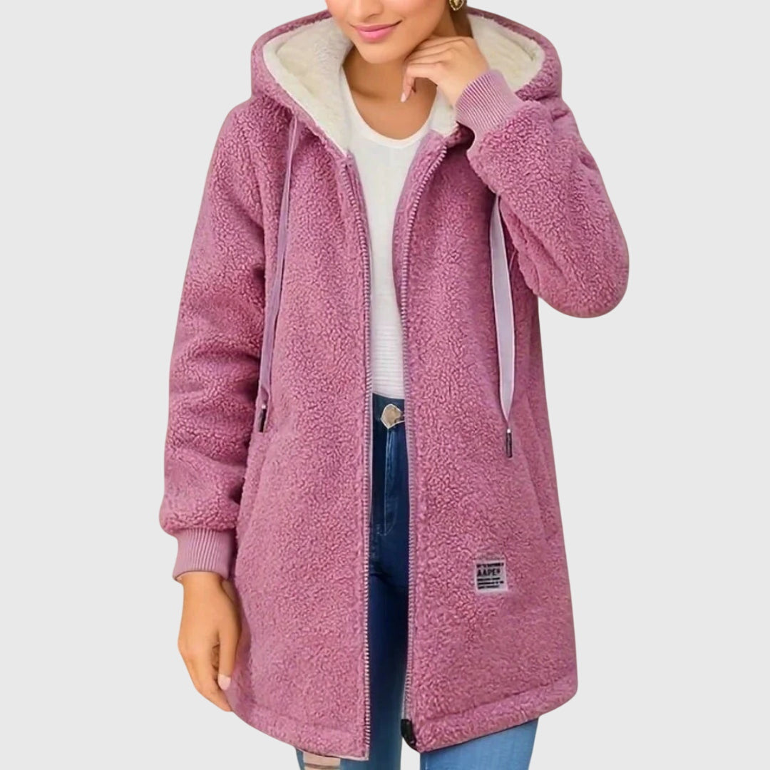 Gilze™ – Dames Teddyfleecejack – comfortabel en stijlvol
