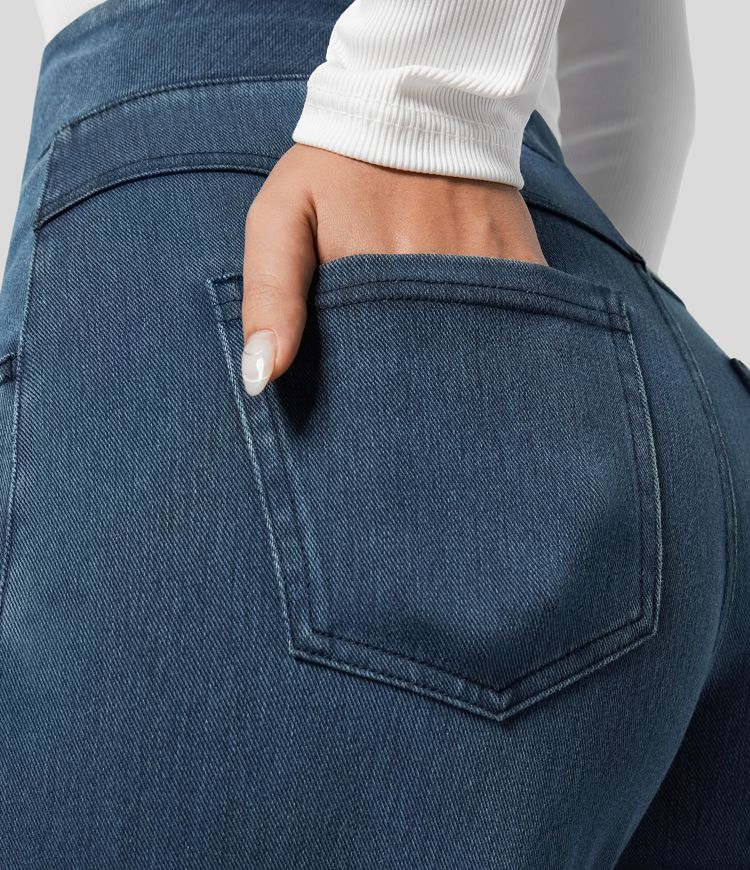 Evie | Comfortabele broek met hoge elastische taille