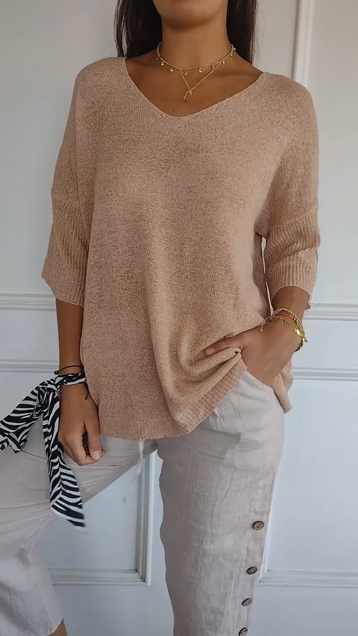 Laurienne™ | Casual V-hals top