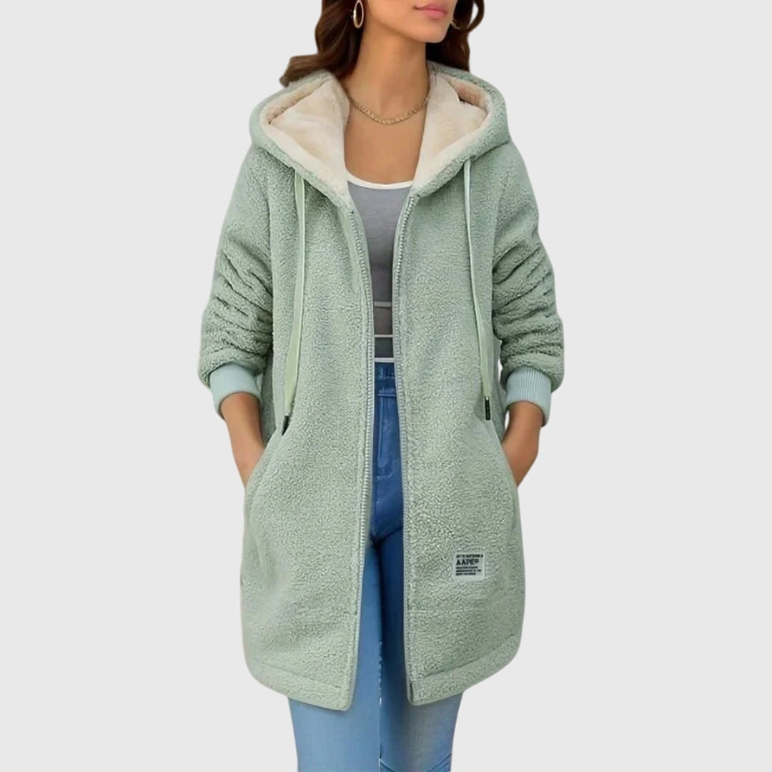 Gilze™ – Dames Teddyfleecejack – comfortabel en stijlvol