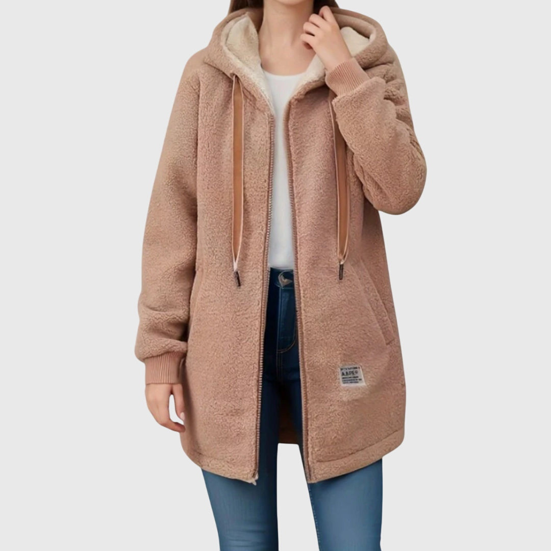 Gilze™ – Dames Teddyfleecejack – comfortabel en stijlvol