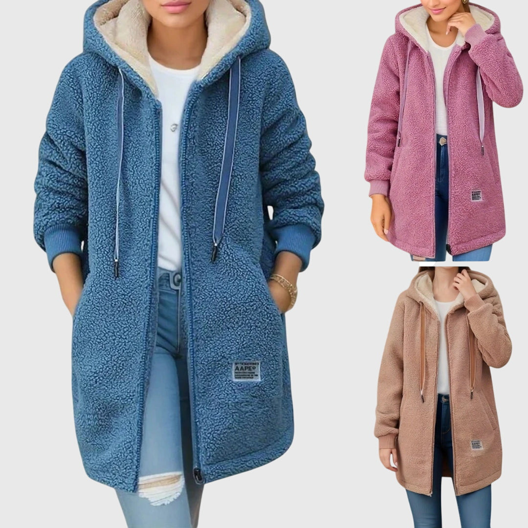 Gilze™ – Dames Teddyfleecejack – comfortabel en stijlvol
