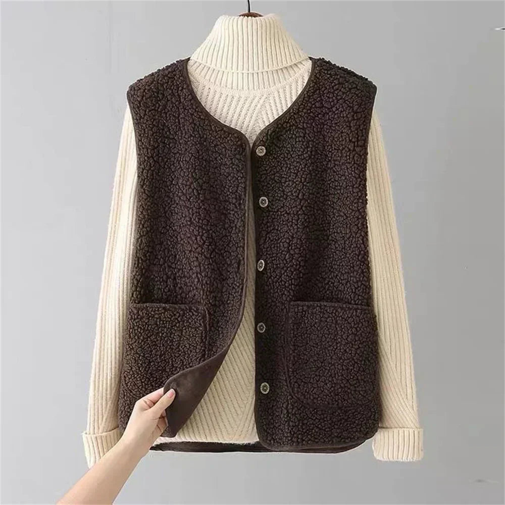 Layla™ - Veelzijdig chique wollen vest