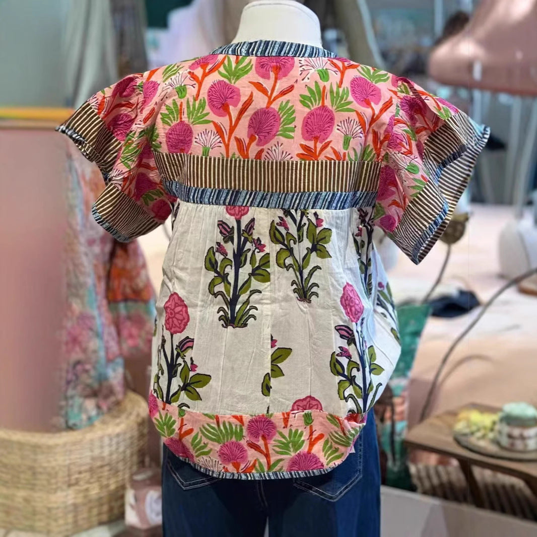 Uriella – Geborduurde bohoblouse