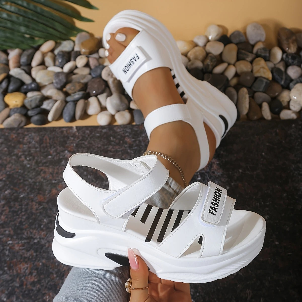 Ultra comfortabele strandsandalen