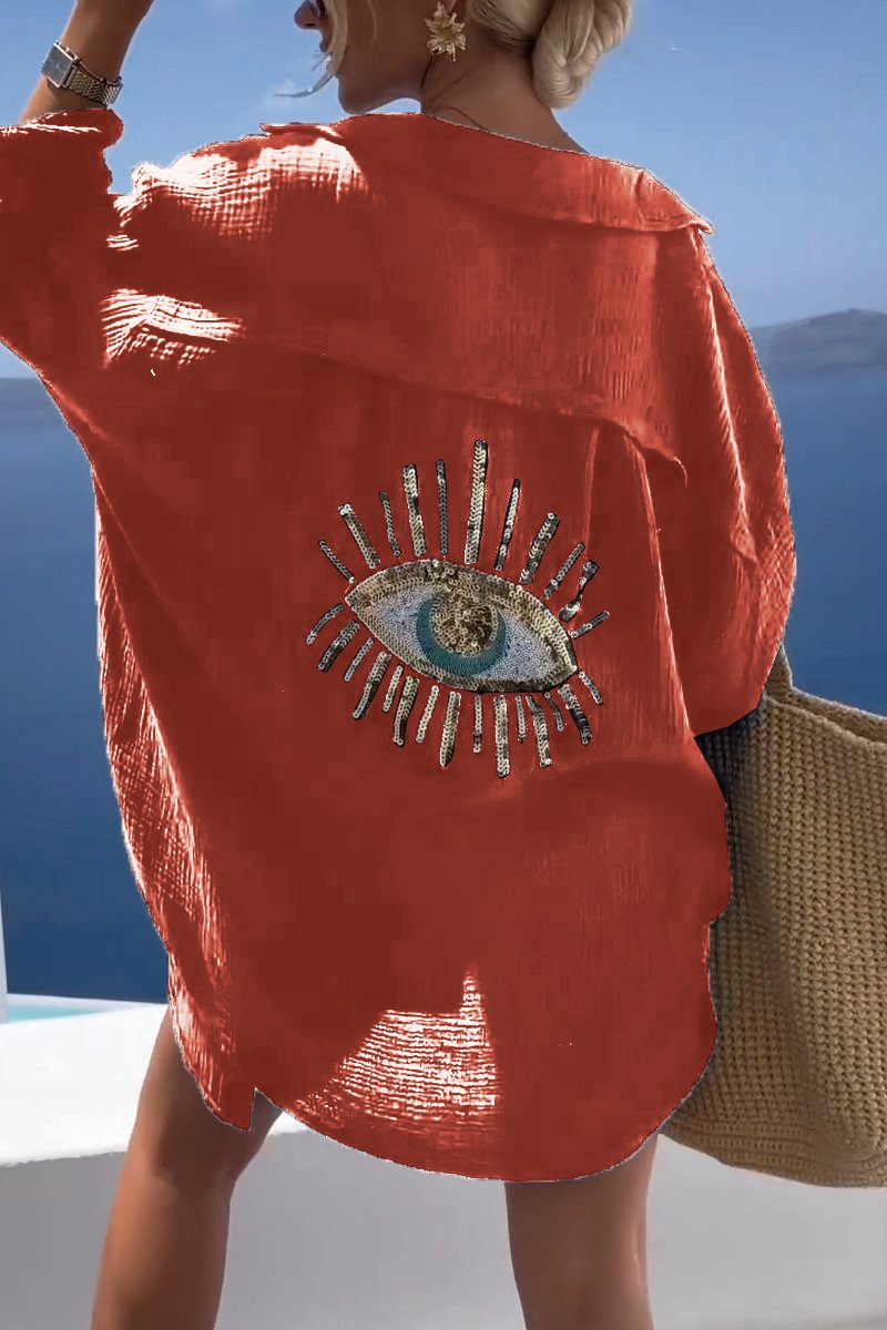Horus Oversized Katoenen Shirt