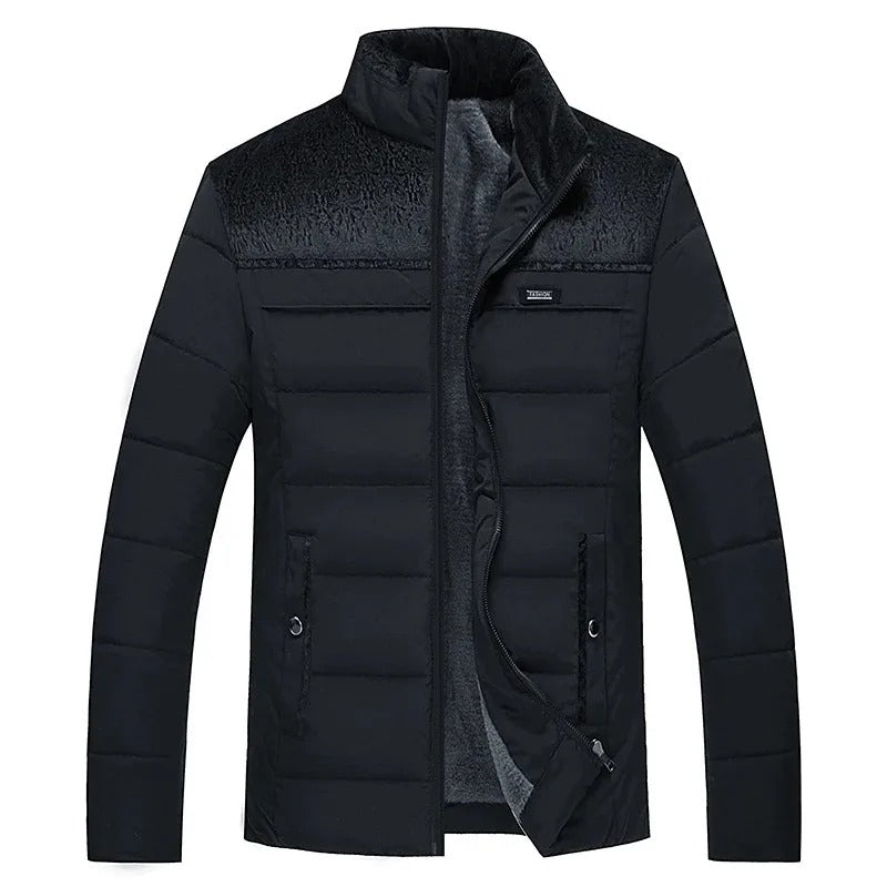 Arvid™ Heren Winterjas met Warme Fleecevoering – Klassiek & Stijlvol