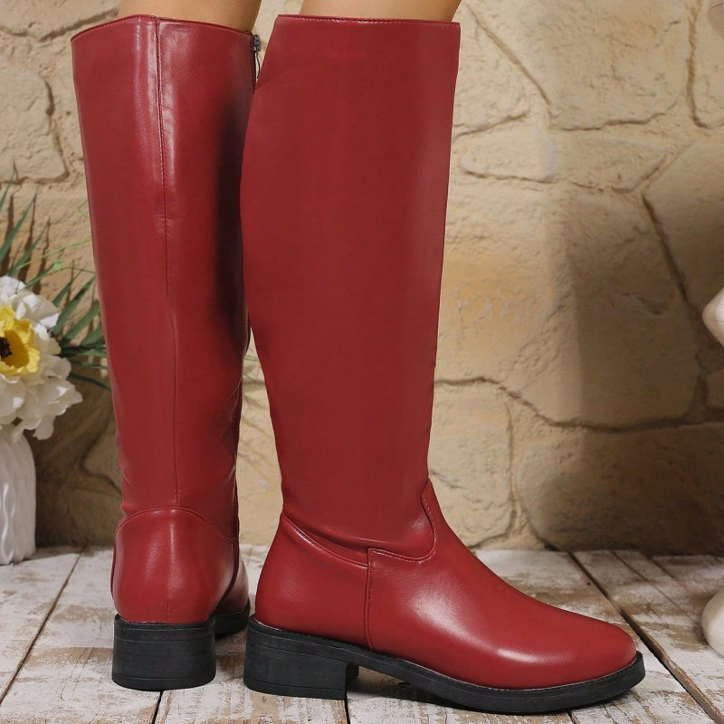 Bo™ – Elegante halfhoge laarzen met zijrits