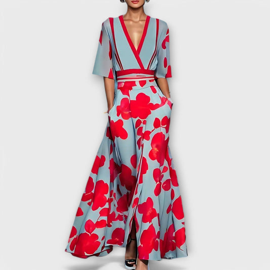 Elise - Elegante gebloemde jurk