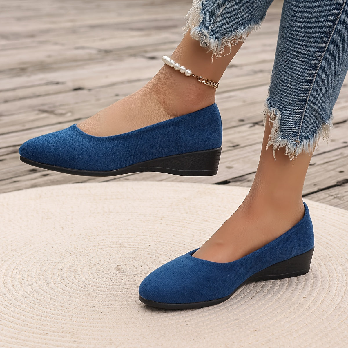Éliane™ – Comfortabele ballerina’s met sleehak
