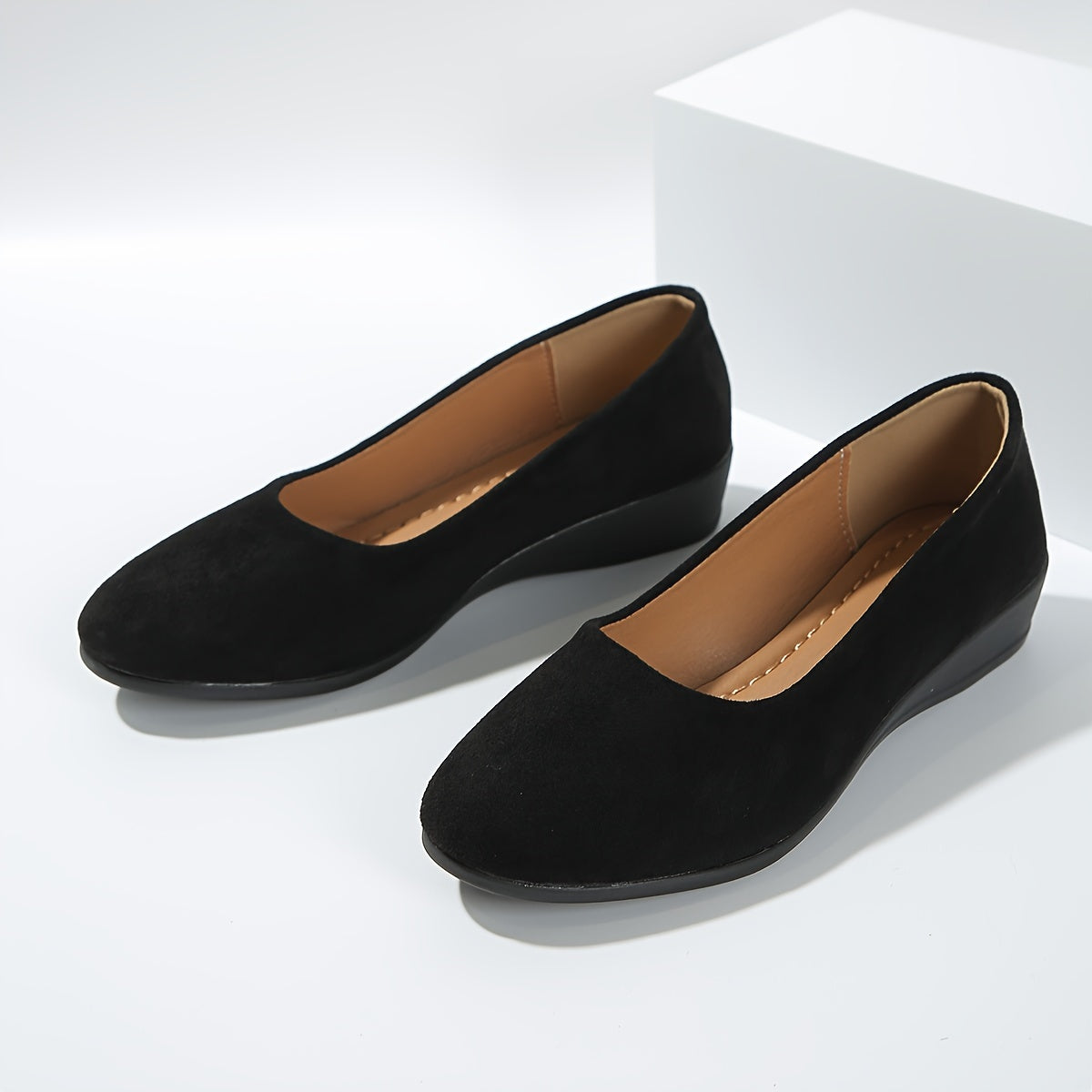 Éliane™ – Comfortabele ballerina’s met sleehak