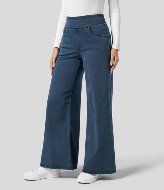 Evie | Comfortabele broek met hoge elastische taille