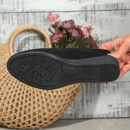 Éliane™ – Comfortabele ballerina’s met sleehak
