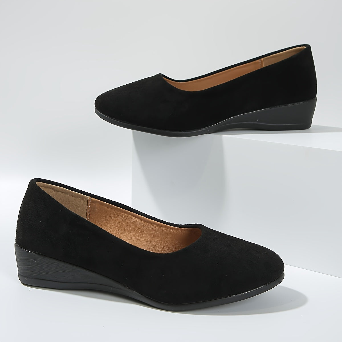 Éliane™ – Comfortabele ballerina’s met sleehak