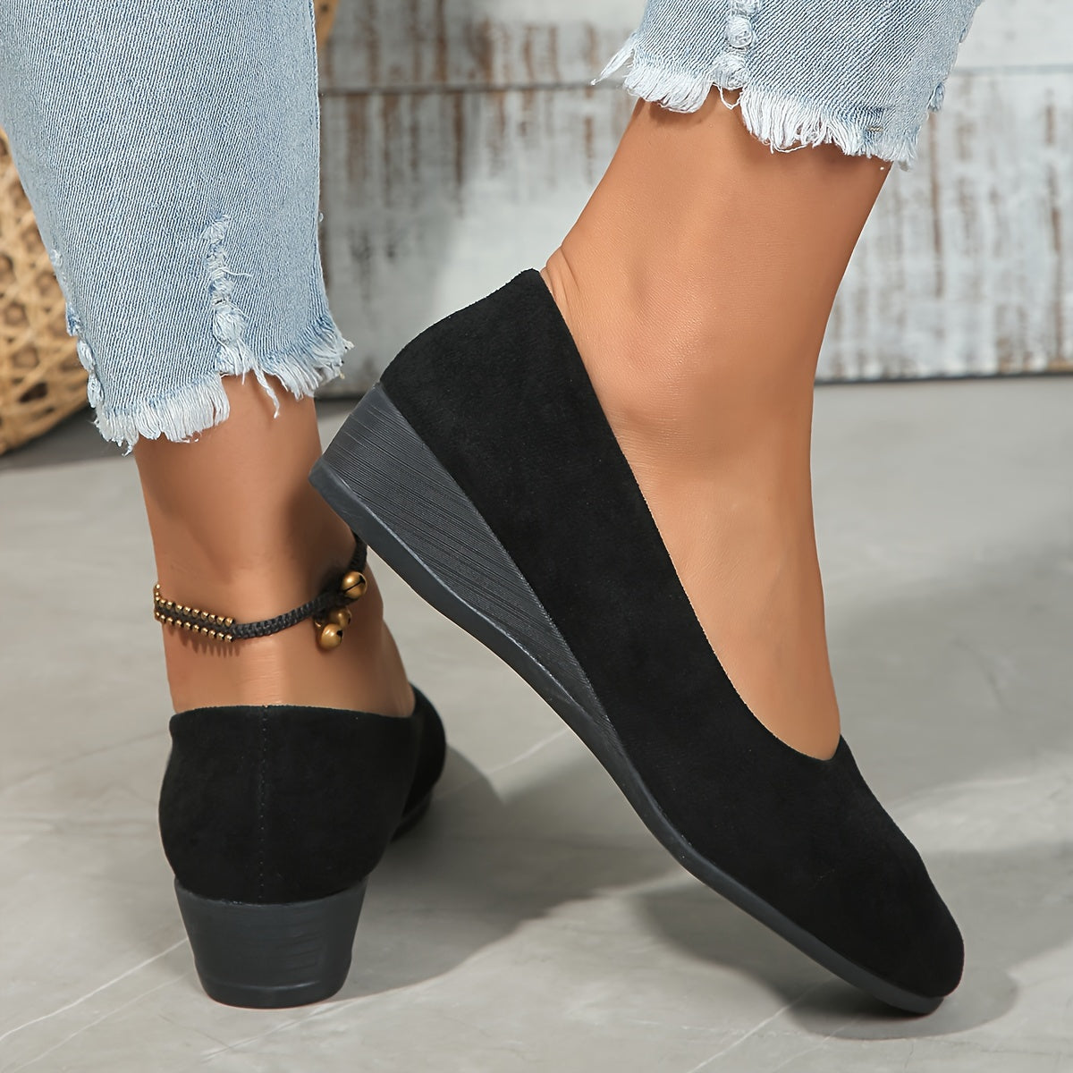 Éliane™ – Comfortabele ballerina’s met sleehak