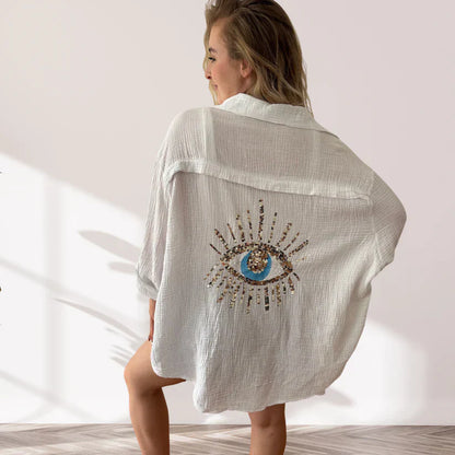 Horus Oversized Katoenen Shirt