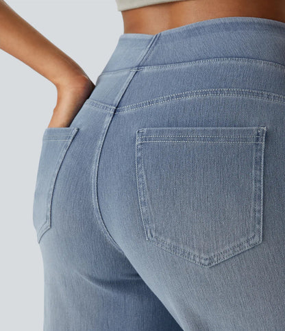Evie | Comfortabele broek met hoge elastische taille