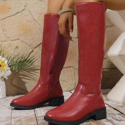 Bo™ – Elegante halfhoge laarzen met zijrits
