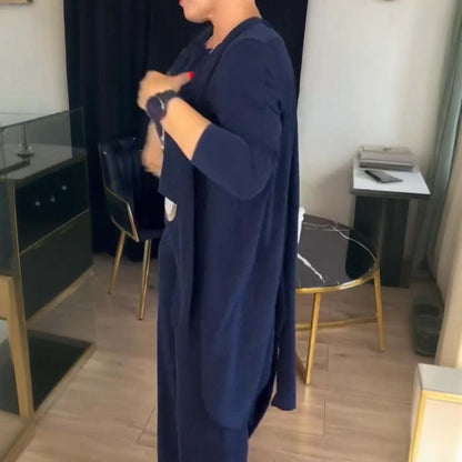 Aveline™ Elegante Lange Cardigan & Top & Broek 3-Delige Set